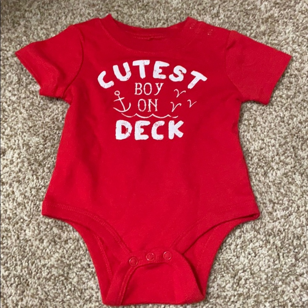 🚨4/$15🚨 Joe Fresh Red Onesie